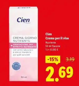 Lidl Cien Crema per il viso offerta