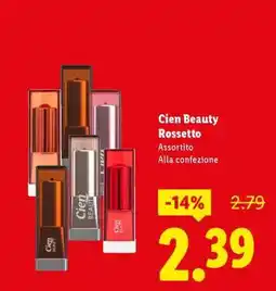 Lidl Cien Beauty Rossetto offerta