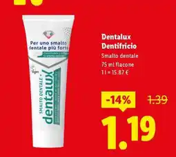 Lidl Dentalux Dentifricio offerta
