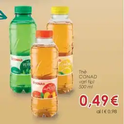 Conad Thè CONAD vari tipi offerta