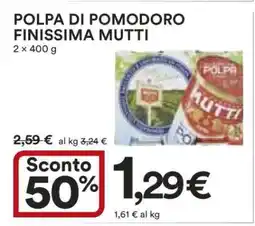 Coop POLPA DI POMODORO FINISSIMA MUTTI offerta