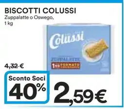 Coop Biscotti Colussi offerta