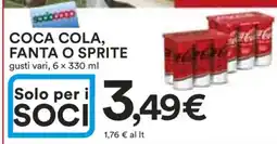 Coop COCA COLA, FANTA O SPRITE offerta