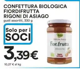 Coop CONFETTURA BIOLOGICA FIORIDIFRUTTA RIGONI DI ASIAGO offerta