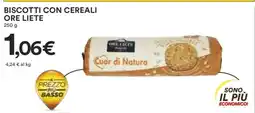 Coop BISCOTTI CON CEREALI ORE LIETE offerta