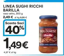 Coop LINEA SUGHI RICCHI BARILLA offerta