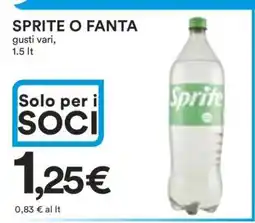 Coop SPRITE O FANTA offerta