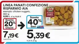 Coop LINEA PANATI CONFEZIONE RISPARMIO AIA offerta