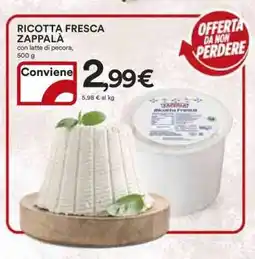 Coop RICOTTA FRESCA ZAPPALÀ offerta
