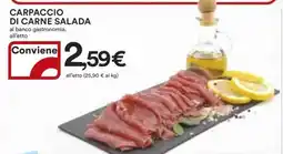 Coop CARPACCIO DI CARNE SALADA offerta
