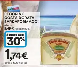 Coop PECORINO COSTA DORATA SARDAFORMAGGI offerta