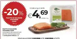 Coop FILETTO DI SALMONE VIVIVERDE COOP offerta
