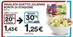 Coop Insalata Duetto Julienne Bontà di Stagione offerta