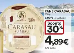Coop Pane Carasau offerta