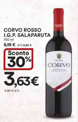 Coop CORVO ROSSO I.G.P. SALAPARUTA offerta
