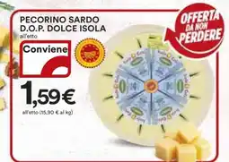 Coop PECORINO SARDO D.O.P. DOLCE ISOLA offerta