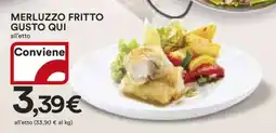 Coop Merluzzo Fritto Gusto Qui offerta