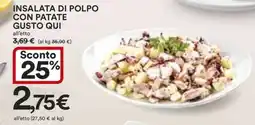 Coop Insalata di Polpo con Patate Gusto Qui offerta