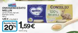 Coop OMOGENEIZZATO MELLIN offerta