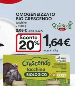 Coop OMOGENEIZZATO BIO CRESCENDO offerta