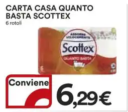 Coop Carta Casa Quanto Basta Scottex offerta