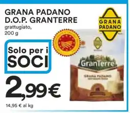 Coop GRANA PADANO D.O.P. GRANTERRE offerta