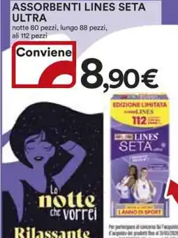 Coop Assorbenti Lines Seta Ultra offerta