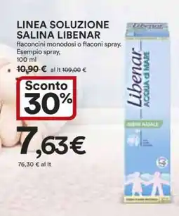 Coop LINEA SOLUZIONE SALINA LIBENAR offerta