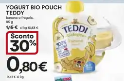 Coop YOGURT BIO POUCH TEDDY offerta