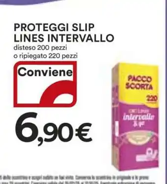 Coop PROTEGGI SLIP LINES INTERVALLO offerta