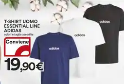 Coop T-SHIRT UOMO ESSENTIAL LINE ADIDAS offerta
