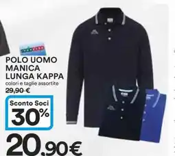 Coop POLO UOMO MANICA LUNGA KAPPA offerta