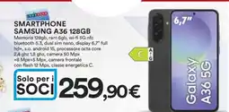 Coop SMARTPHONE SAMSUNG A36 128GB offerta