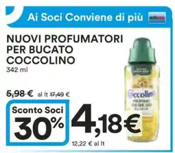 Coop Nuovi Profumatori per Bucato Coccolino offerta