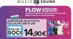 Coop AURICOLARI BLUETOOTH CELLULAR LINE FLOW offerta
