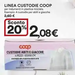 Coop LINEA CUSTODIE COOP offerta
