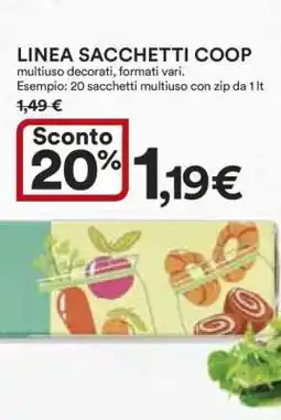 Coop LINEA SACCHETTI COOP offerta