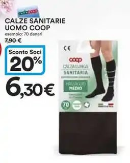 Coop CALZE SANITARIE UOMO COOP offerta