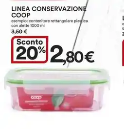 Coop LINEA CONSERVAZIONE COOP offerta