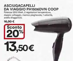 Coop ASCIUGACAPELLI DA VIAGGIO PH1506DVN COOP offerta
