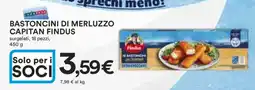 Coop Bastoncini di Merluzzo Capitan Findus offerta