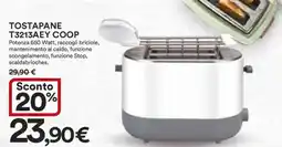 Coop TOSTAPANE T3213AEY COOP offerta