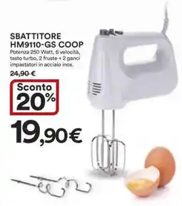 Coop SBATTITORE HM9110-GS COOP offerta