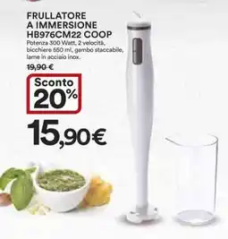 Coop FRULLATORE A IMMERSIONE HB976CM22 COOP offerta