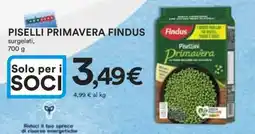 Coop Piselli Primavera Findus offerta