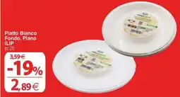 Docks Cash&Carry Piatto Bianco Fondo, Piano ILIP offerta