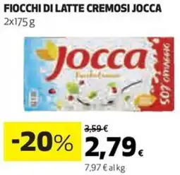 Coop Fiocchi di latte cremosi jocca offerta