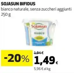 Coop Sojasun bifidus offerta