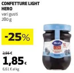 Coop Confetture light HERO offerta