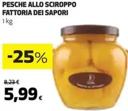 Coop Pesche allo sciroppo FATTORIA DEI SAPORI offerta